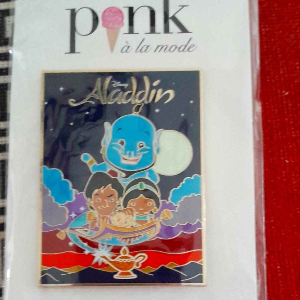 Disney Pink A La Mode Aladdin Magic Carpet Pin LE 500